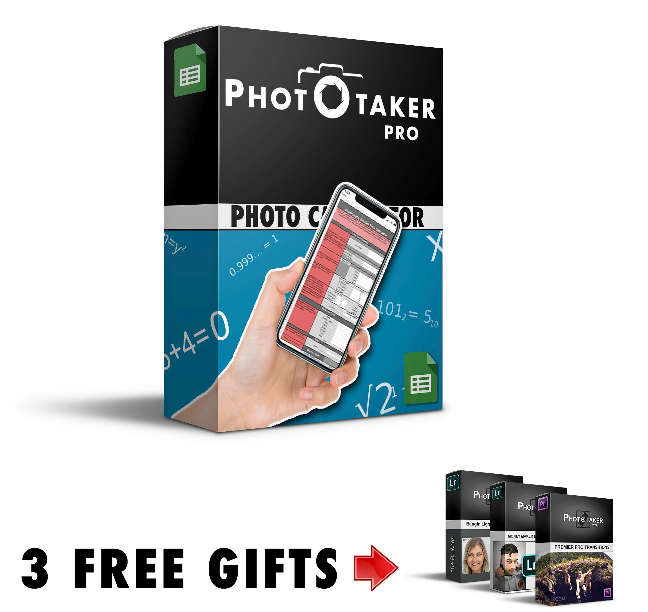 Photography Session Pricing Calculators + 3 FREE Gifts